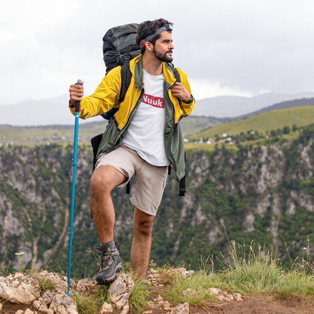 Camiseta Groelândia Nuuk Kalaallit Nunaat Red Tipografia (Also available for Ilulissat, Sisimiut and Kangerlussuaq)