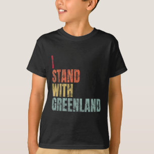 Camiseta Groenlândia I Stand With Groenlândia