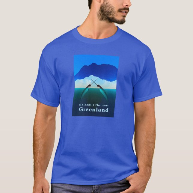 Camiseta Groenlândia - Narwhal (Frente)