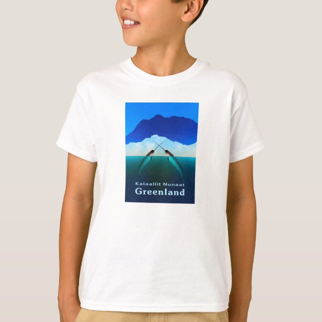 Camiseta Groenlândia - Narwhal (Frente)