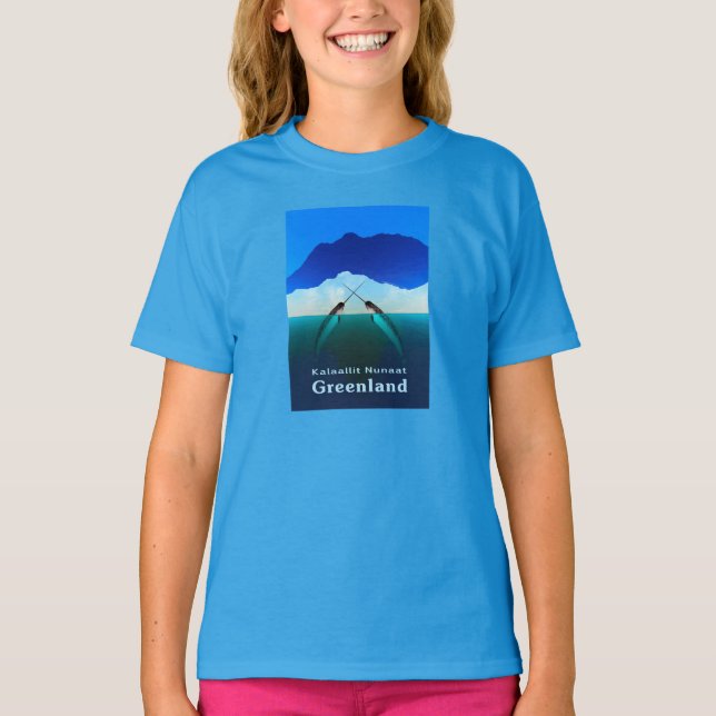 Camiseta Groenlândia - Narwhal (Frente)