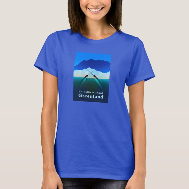 Camiseta Groenlândia - Narwhal (Frente)