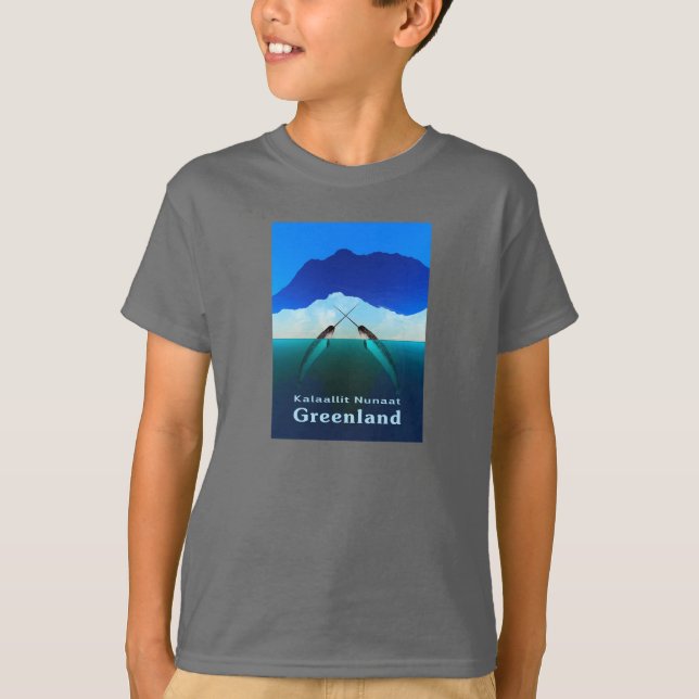Camiseta Groenlândia - Narwhal (Frente)