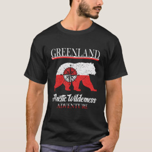 Camiseta Groenlândia - Natureza Selvagem Árctica - Urso de 