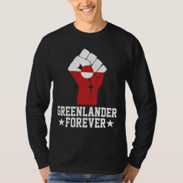 Camiseta Gronelandês Para Sempre - Apoio à Gronelândia