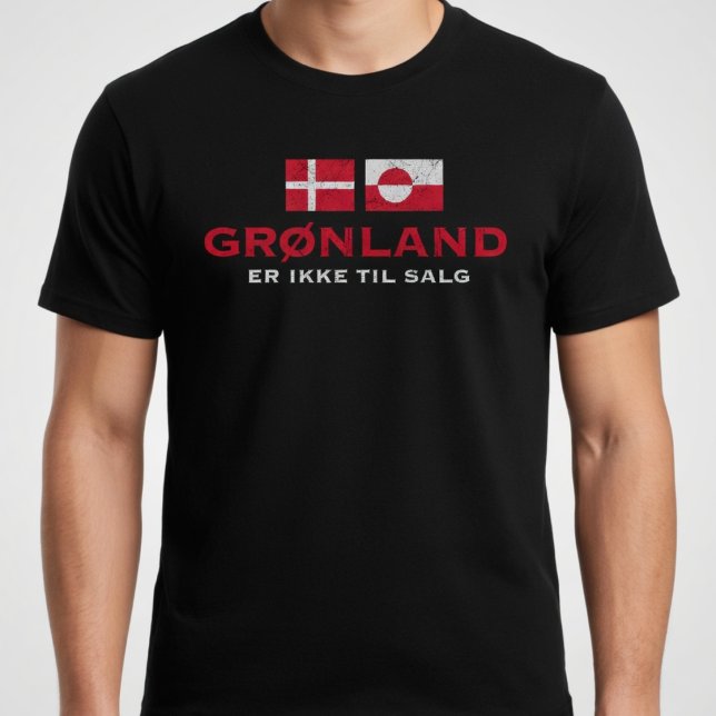 Camiseta Grønland Er Ikke Til Greenland Denmark  (Criador carregado)