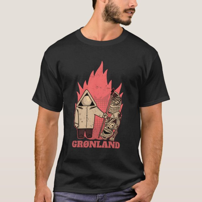 Camiseta Gronland Kalaallit Nunaat Greenlandic Inuit Tupila (Frente)