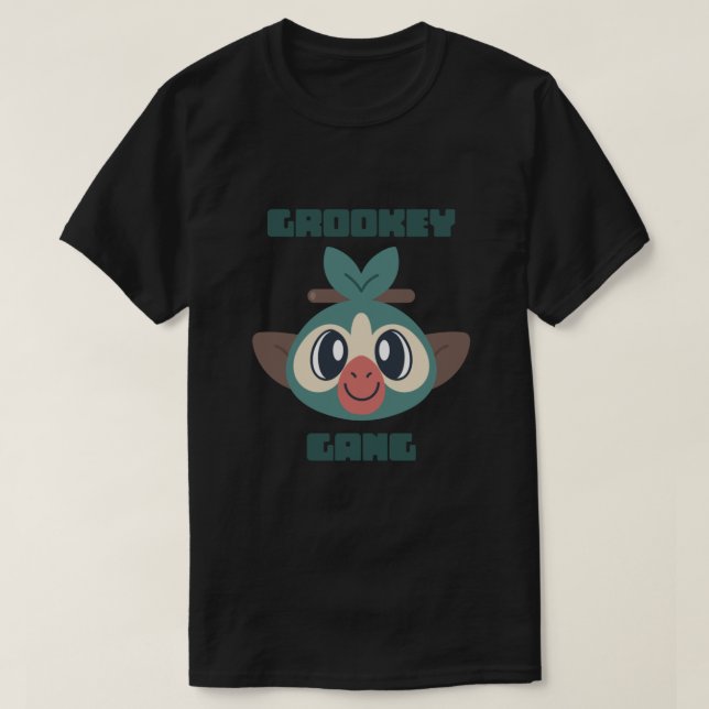 Camiseta GROOKEY GANG - Grupo de Equipe - Geração 8 Espada  (Frente do Design)
