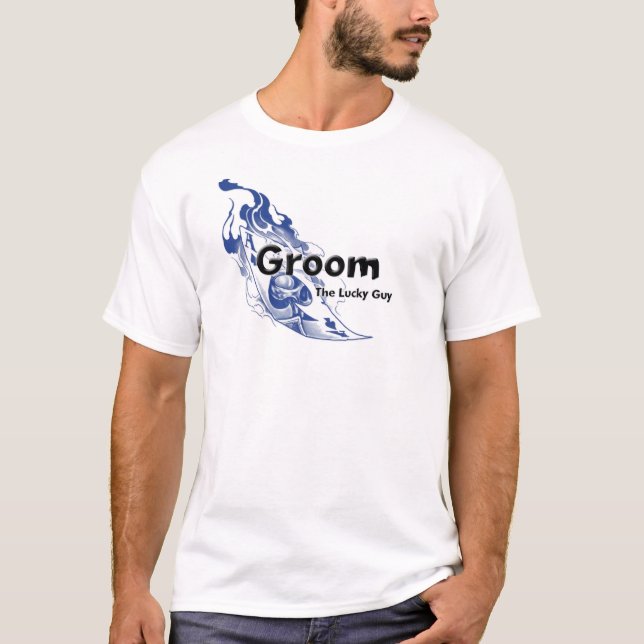 Camiseta Groom - Cara Sortuda (Frente)