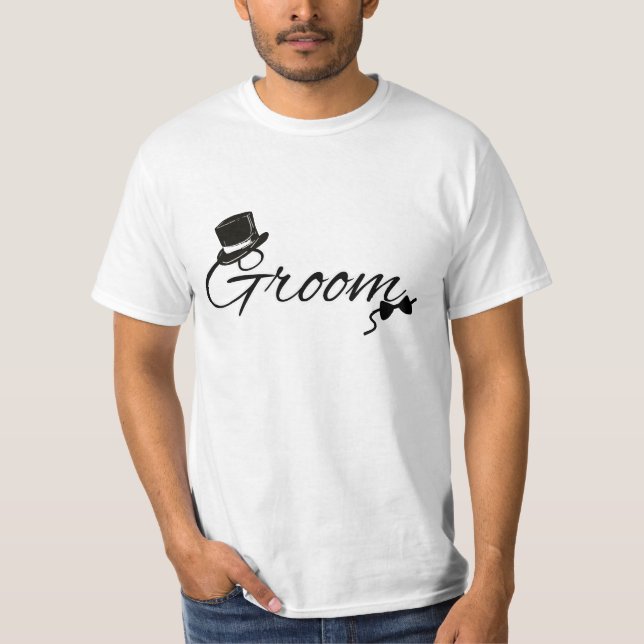 Camiseta Groom: Façam Fora do Grande Dia (Frente)
