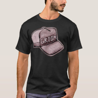 Camiseta Groom Hat Cute Engagement Wedding Bachelor Party M