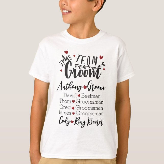 Camiseta Groom’s Crew in Style (Frente)