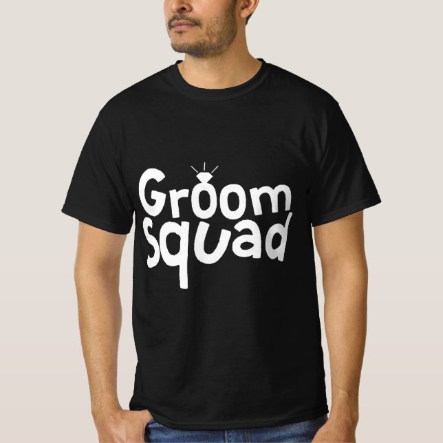 CAMISETA GROOM SQUAD (Frente)