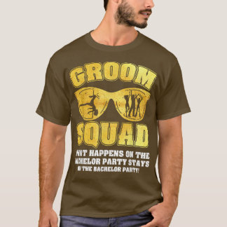 Camiseta Groom Squad Bucks Padrinhos de casamento do Groom