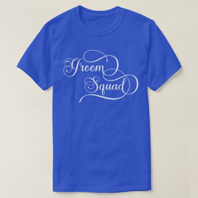 Camiseta Groom Squad (Festa de casamento) (Frente do Design)