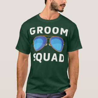 Camiseta Groom Squad Sunglasses Wedding Bachelor Party