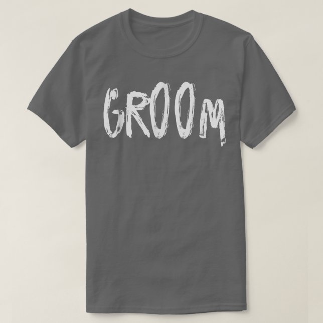 Camiseta Groom T Shirt (Frente do Design)