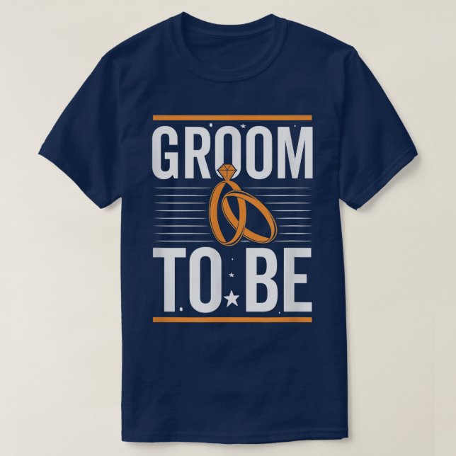 Camiseta Groom To Be, Bachelor Party  (Frente do Design)
