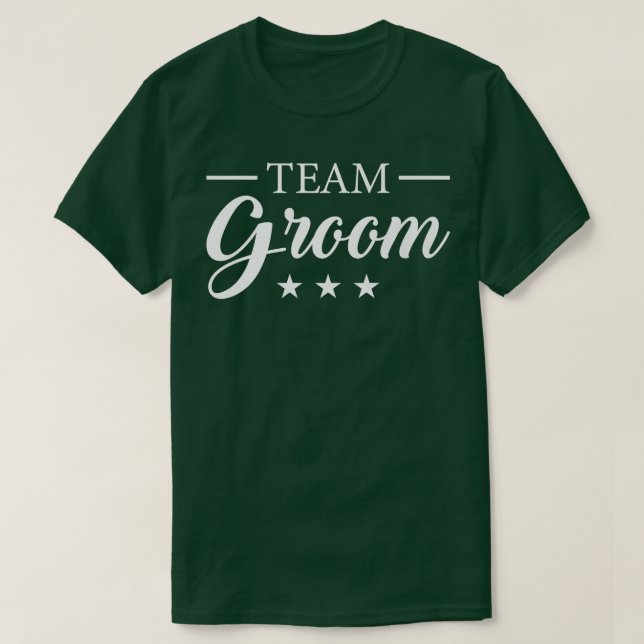 Camiseta Grooms Bachelor Crew Party Squad Team Groom 1027  (Frente do Design)