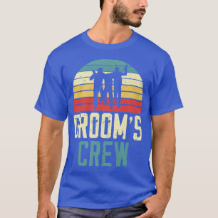 Camiseta Grooms Crew Groom Squad Stag Night Bachelor Party 