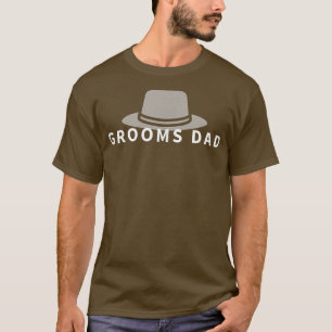 Camiseta Grooms Dad Wedding Party Father Of The Groom Groom