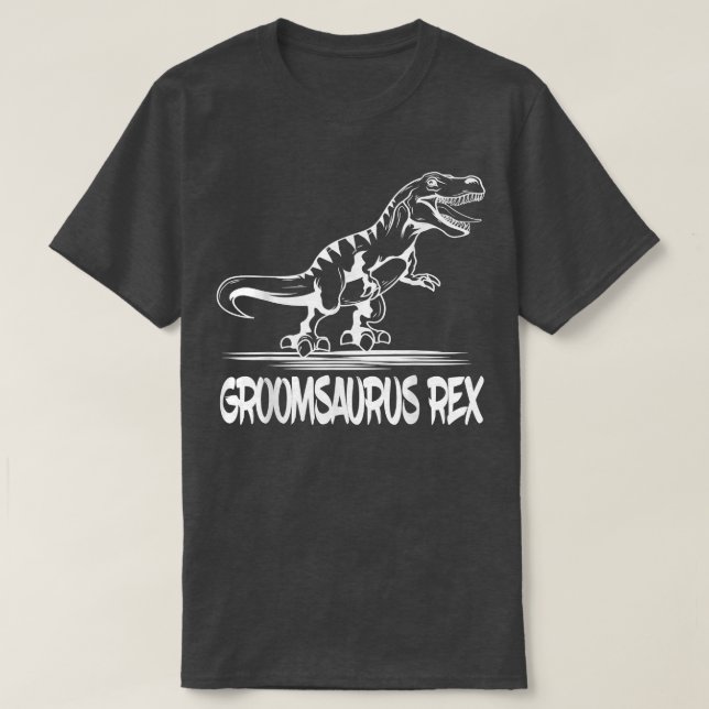 Camiseta Groomsaurus Re Groband Casamento P (Frente do Design)