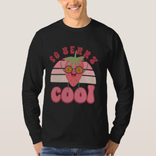 Camiseta Groovberry Morango Tão Legal Fruta De Berry Que Pa