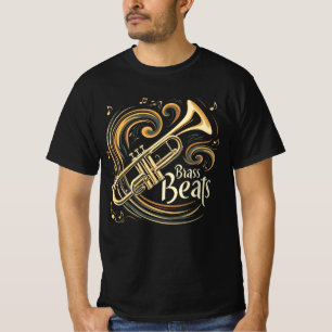Camiseta Groove do Jogador de Trompete do Brass Beats