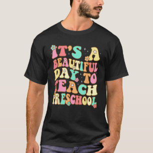 Camiseta Groové é um belo dia para ensinar o chá de pré-esc