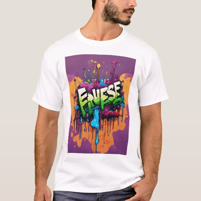 Camiseta Groove Fusion Fiesta - Proibição do Partido Grunge (Frente)