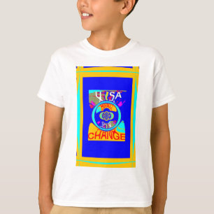 Camiseta Groove psicodélica: Pop Art Abstrato de energia