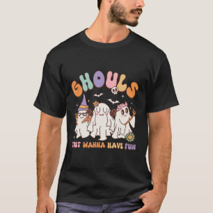 Camiseta Grooveen Halloween Ghouls Só Quer Divertir-Se Danç