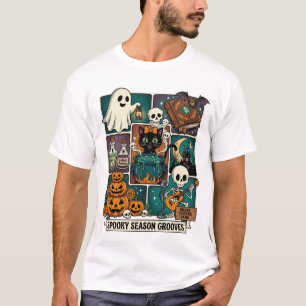 Camiseta Grooves da Temporada Assustadora Banda de Coveiros