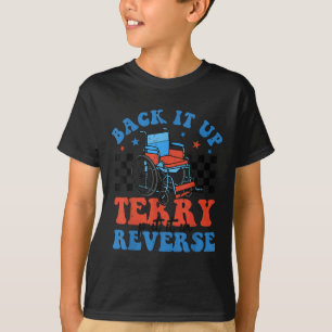 Camiseta Groovest Back Terry Colocou-o no fogo inverso 4t