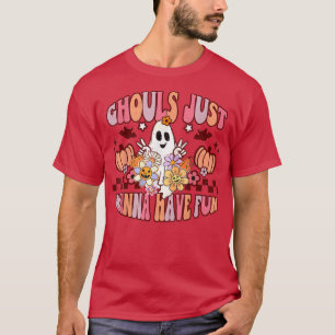 Camiseta Groovie Ghouls Só Quer Se Divertir, Fantasma Pumpk