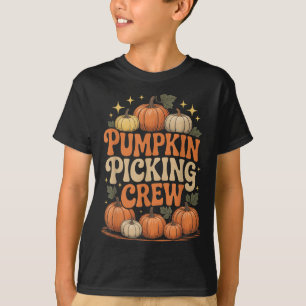 Camiseta Groovin Pumpkin Cking Crew Matching Family Outono 