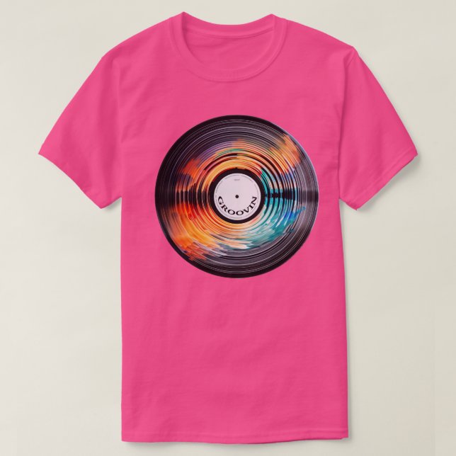 Camiseta Groovin Record Album (Frente do Design)