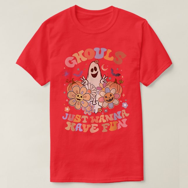 Camiseta Groovls Só Quer Se Divertir, Fantasma Pumpkin F (Frente do Design)