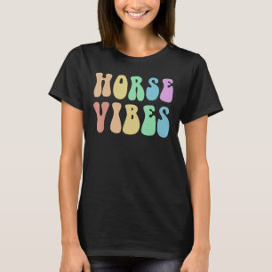 Camiseta Groovse HORSE VIBES Rodeo Tripulação Equestre