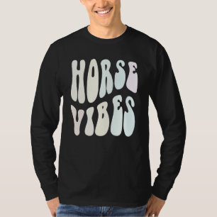 Camiseta Groovse HORSE VIBES Rodeo Tripulação Equestre