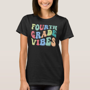 Camiseta Groovy 4º ano volta ao Ensino Escolar