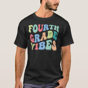 Camiseta Groovy 4º ano volta ao Ensino Escolar
