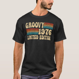 Camiseta Groovy 46º aniversário 1976 46 anos Groovy 1976