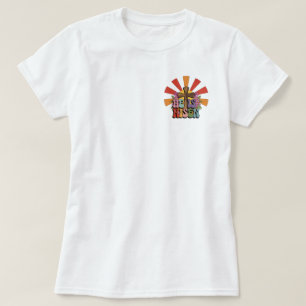 Camiseta Groovy 70 é Risen sunburst