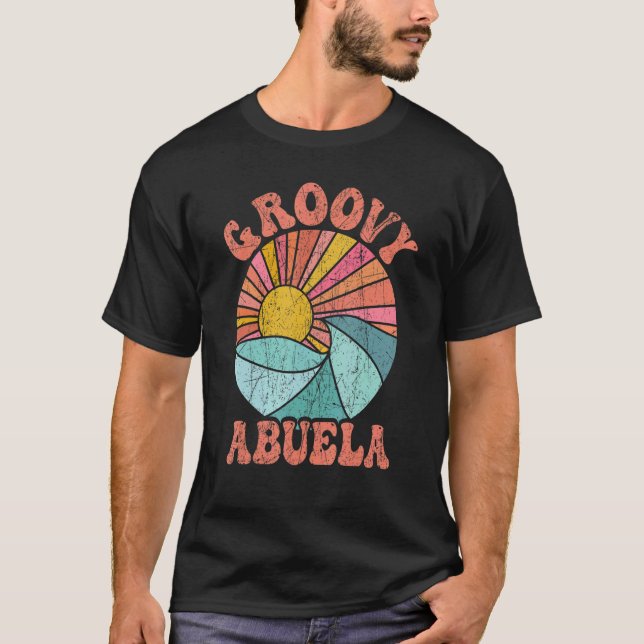 Camiseta Groovy Avó Aesthetic Nostalgia anos 70 1970's Mexi (Frente)
