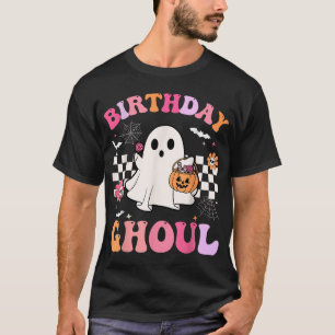 Camiseta Groovy Birthday Ghoul Spooky Season Halloween