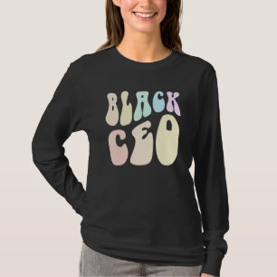 Camiseta Groovy BLACK CEO CREW Empresário Melaniza