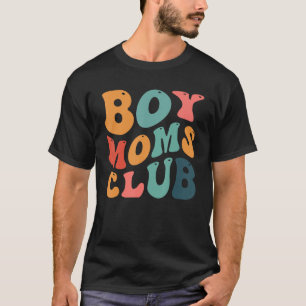 Camiseta Groovy Boy Mães Club Retro Legal Mães Club Wavy