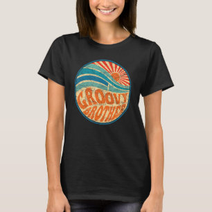 Camiseta Groovy Brother 70s Nostalgia estética de 1970