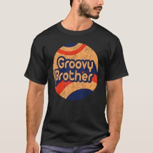 Camiseta Groovy Brother 70s Nostalgia estética de 1970